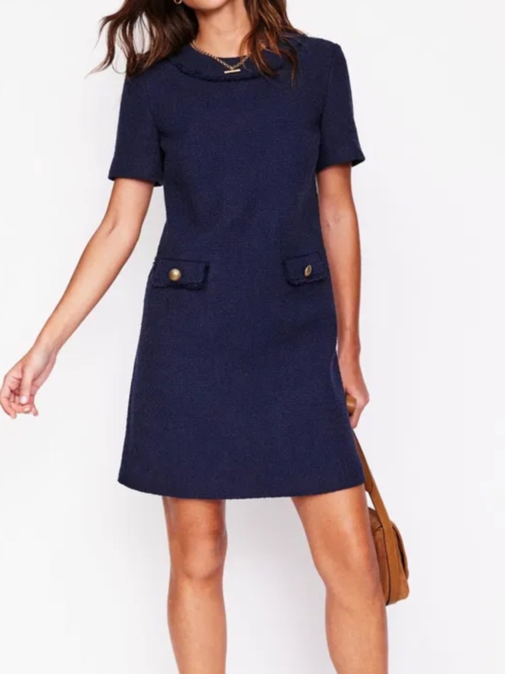 Boden dress NWT US 8 Evita shift dress navy. Incredible dress!